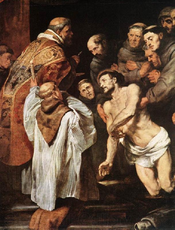 RUBENS, Pieter Pauwel The Last Communion of St Francis Norge oil painting art